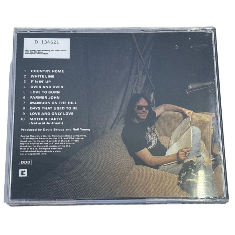 Neil Young Crazy Horse Ragged Glory CD 1990 Reprise Records Rock D 134621 - Picture 4 of 4